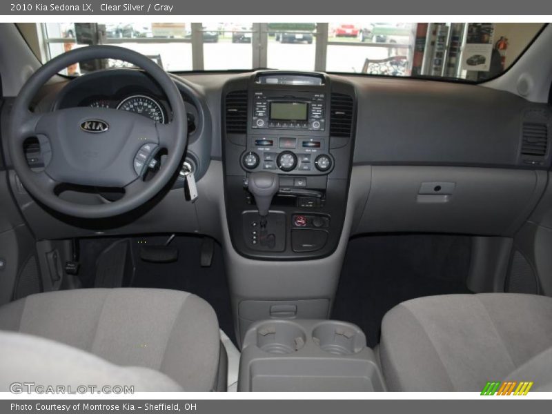 Clear Silver / Gray 2010 Kia Sedona LX