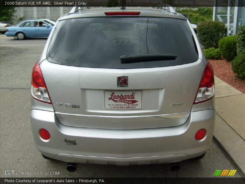 Silver Pearl / Gray 2008 Saturn VUE XR AWD