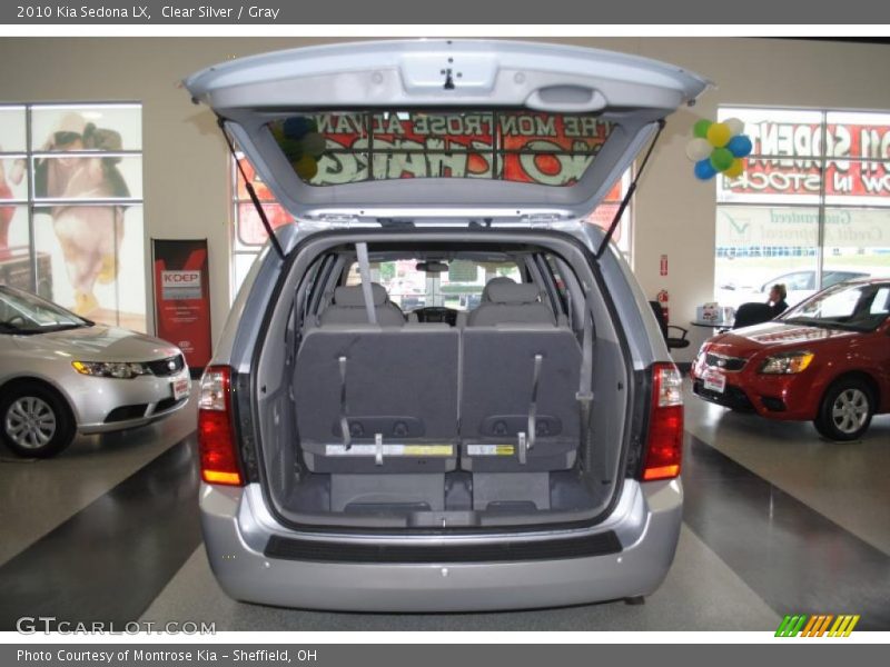Clear Silver / Gray 2010 Kia Sedona LX