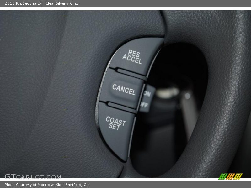 Clear Silver / Gray 2010 Kia Sedona LX