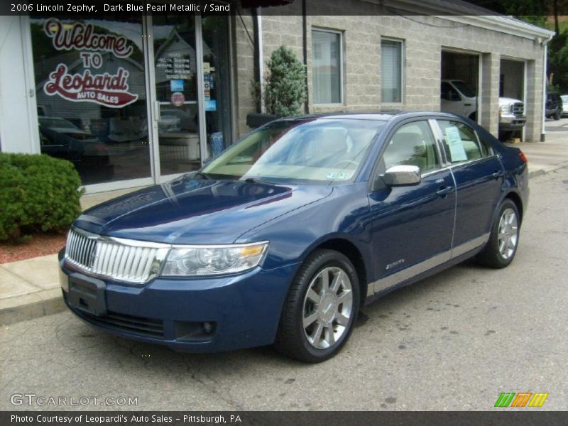 Dark Blue Pearl Metallic / Sand 2006 Lincoln Zephyr