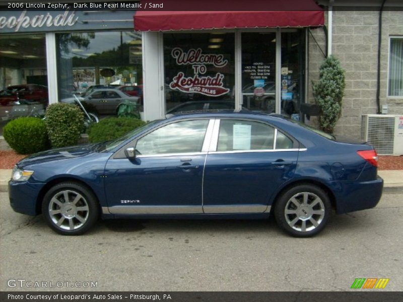 Dark Blue Pearl Metallic / Sand 2006 Lincoln Zephyr