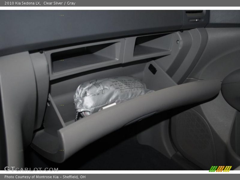 Clear Silver / Gray 2010 Kia Sedona LX