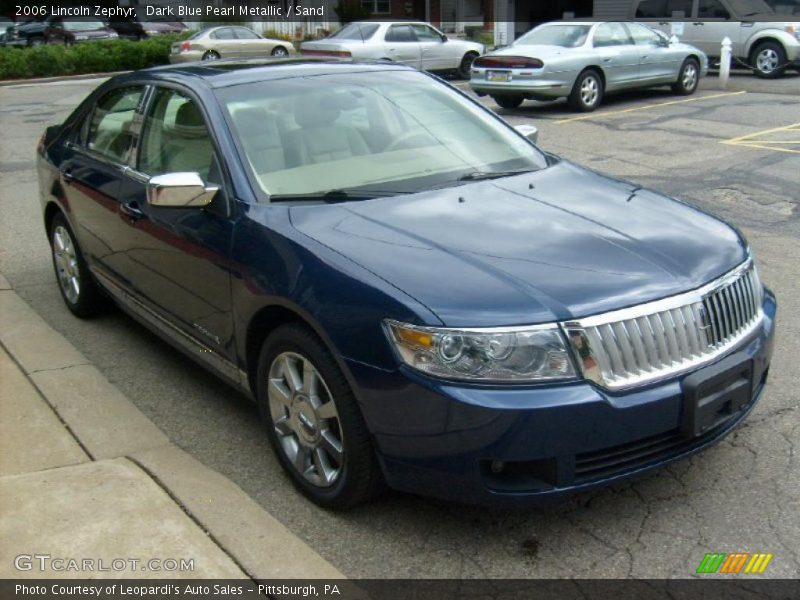 Dark Blue Pearl Metallic / Sand 2006 Lincoln Zephyr