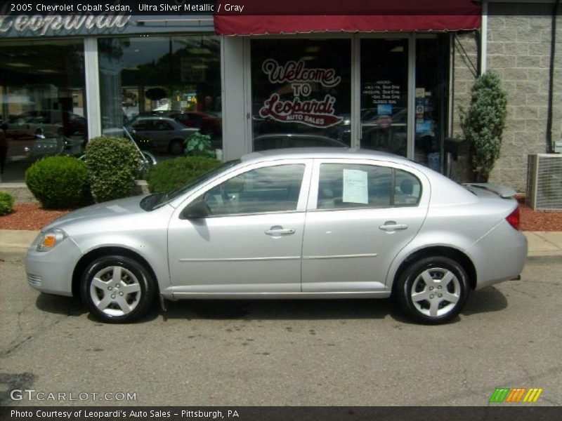 Ultra Silver Metallic / Gray 2005 Chevrolet Cobalt Sedan
