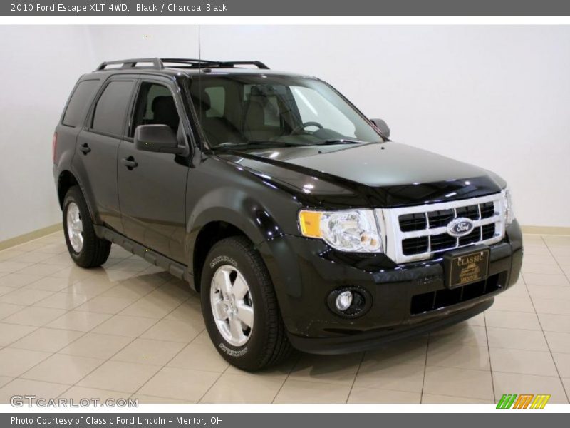 Black / Charcoal Black 2010 Ford Escape XLT 4WD