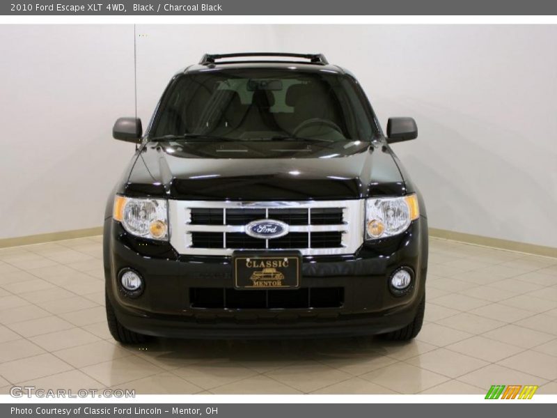 Black / Charcoal Black 2010 Ford Escape XLT 4WD