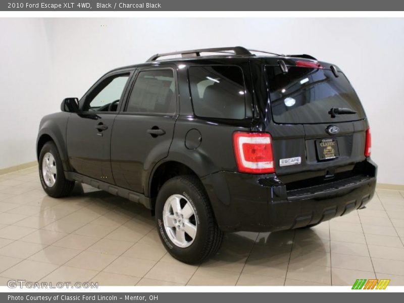 Black / Charcoal Black 2010 Ford Escape XLT 4WD