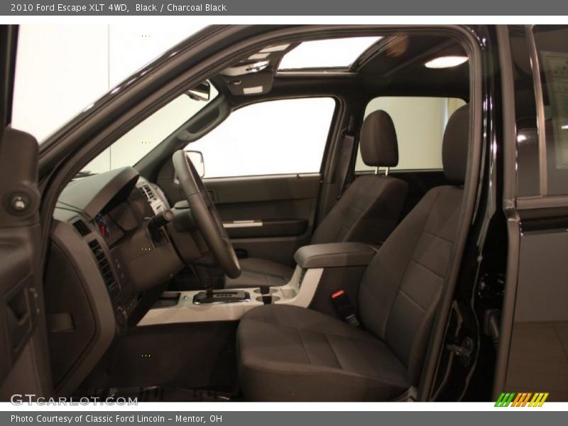 Black / Charcoal Black 2010 Ford Escape XLT 4WD