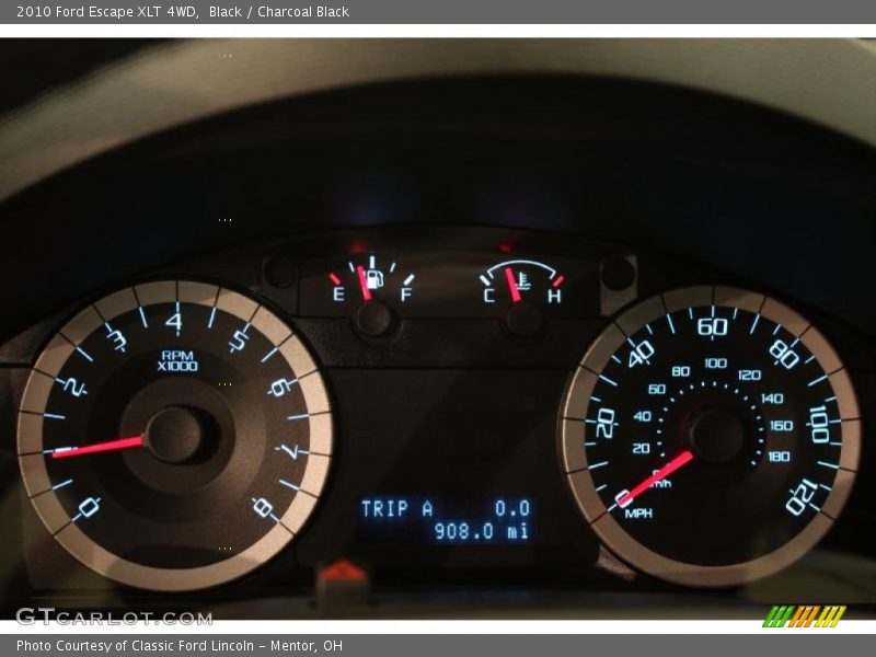 Black / Charcoal Black 2010 Ford Escape XLT 4WD