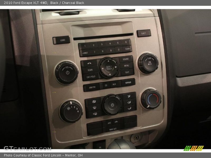 Black / Charcoal Black 2010 Ford Escape XLT 4WD
