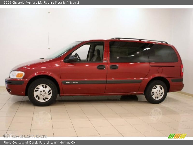 Redfire Metallic / Neutral 2003 Chevrolet Venture LS