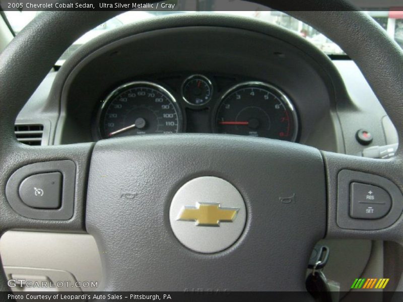 Ultra Silver Metallic / Gray 2005 Chevrolet Cobalt Sedan