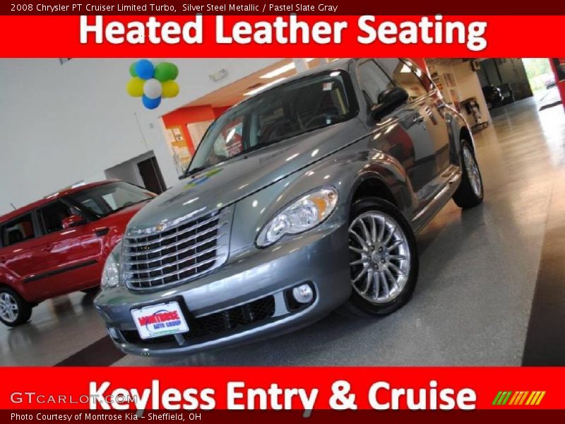 Silver Steel Metallic / Pastel Slate Gray 2008 Chrysler PT Cruiser Limited Turbo