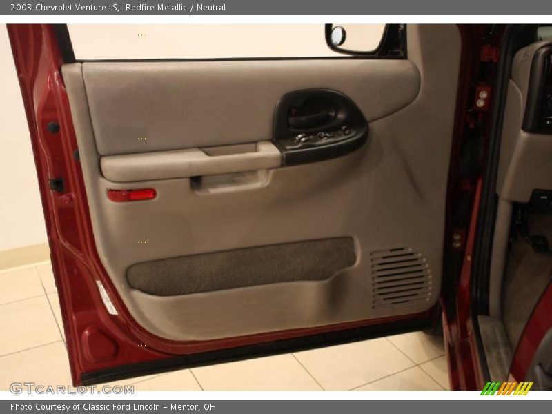 Redfire Metallic / Neutral 2003 Chevrolet Venture LS