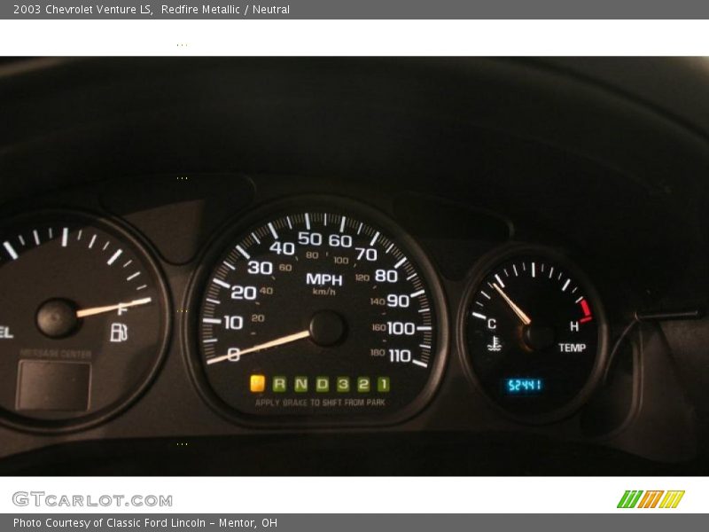 Redfire Metallic / Neutral 2003 Chevrolet Venture LS
