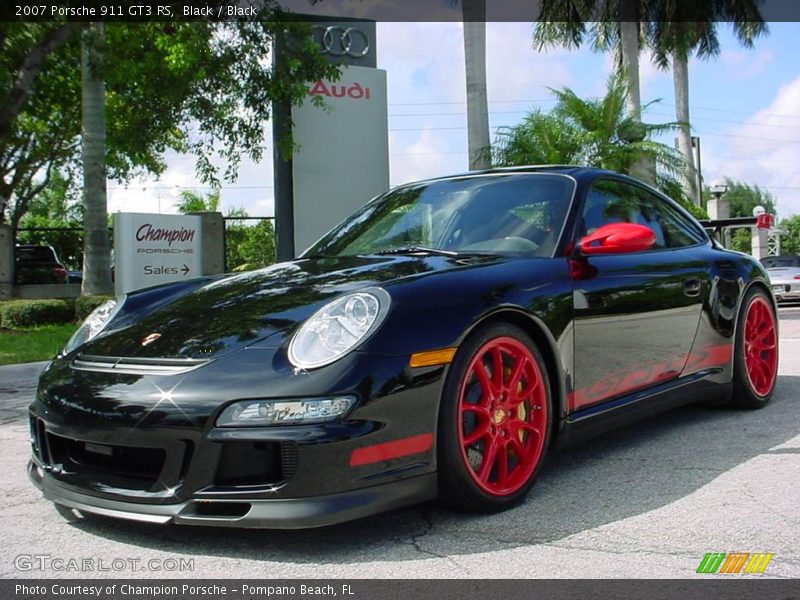 Black / Black 2007 Porsche 911 GT3 RS