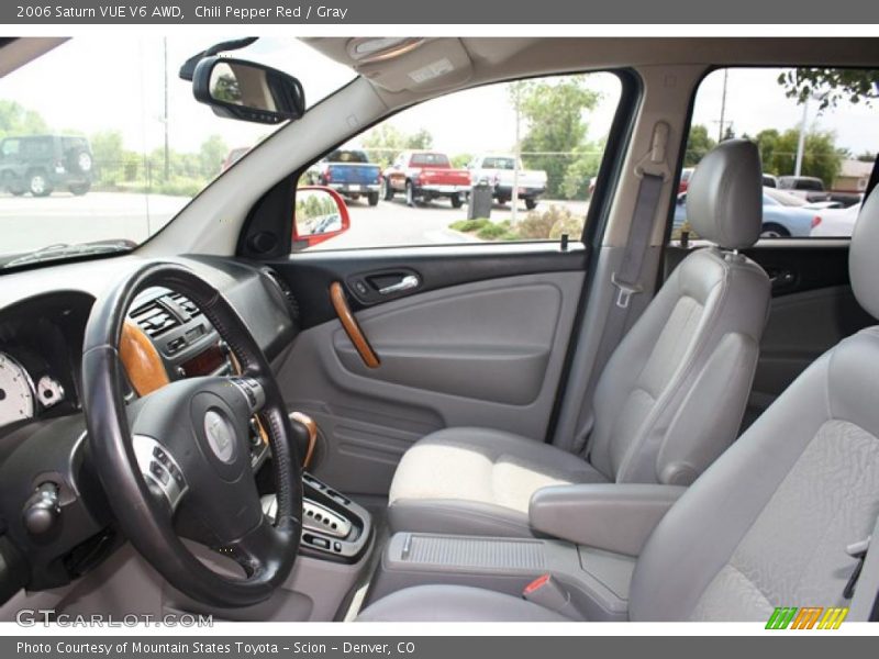 Chili Pepper Red / Gray 2006 Saturn VUE V6 AWD