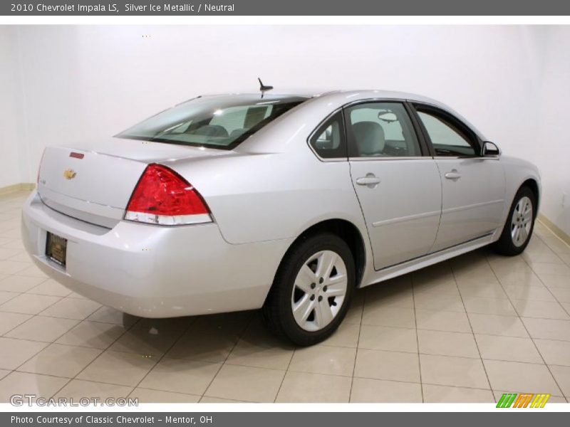 Silver Ice Metallic / Neutral 2010 Chevrolet Impala LS