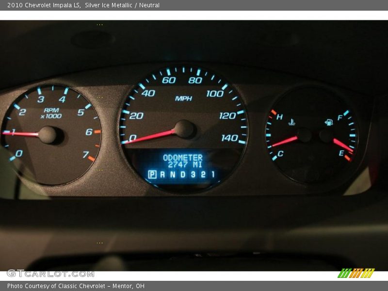 Silver Ice Metallic / Neutral 2010 Chevrolet Impala LS