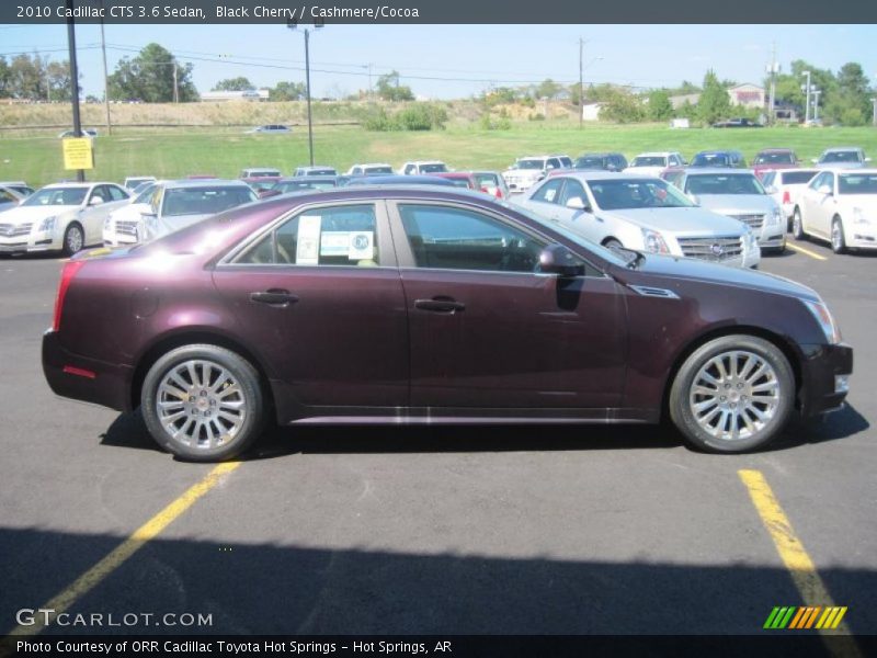 Black Cherry / Cashmere/Cocoa 2010 Cadillac CTS 3.6 Sedan