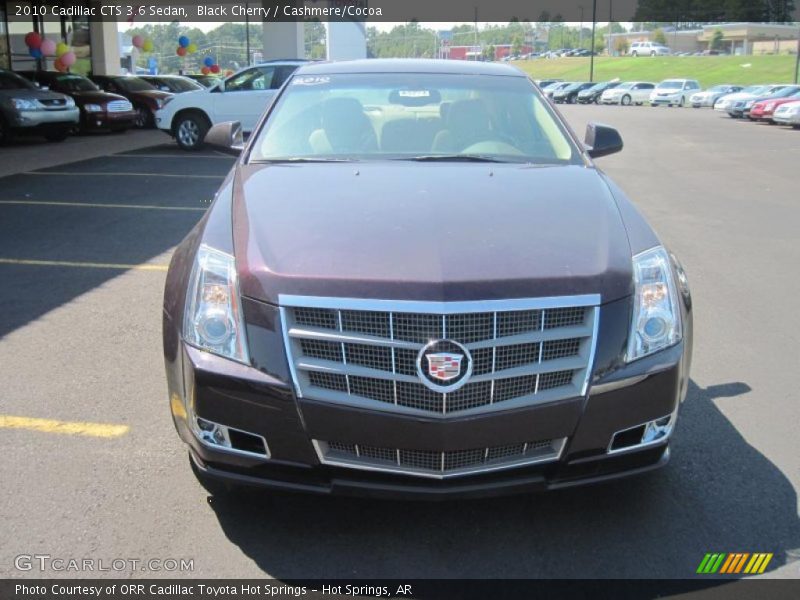 Black Cherry / Cashmere/Cocoa 2010 Cadillac CTS 3.6 Sedan