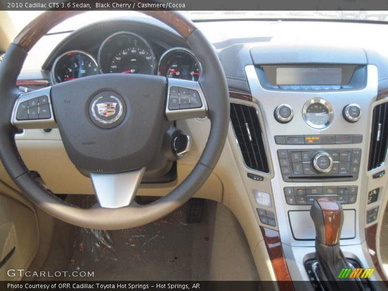 Black Cherry / Cashmere/Cocoa 2010 Cadillac CTS 3.6 Sedan