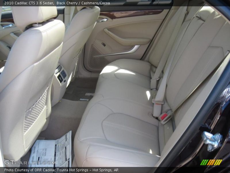 Black Cherry / Cashmere/Cocoa 2010 Cadillac CTS 3.6 Sedan