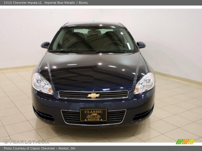 Imperial Blue Metallic / Ebony 2010 Chevrolet Impala LS