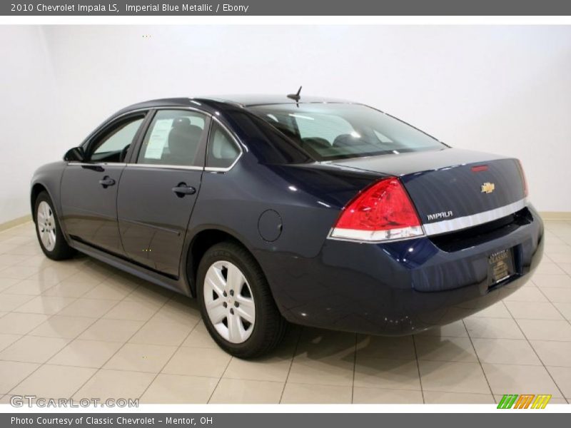 Imperial Blue Metallic / Ebony 2010 Chevrolet Impala LS