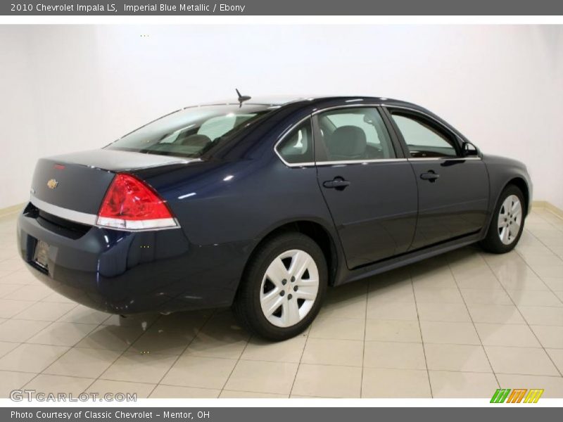 Imperial Blue Metallic / Ebony 2010 Chevrolet Impala LS