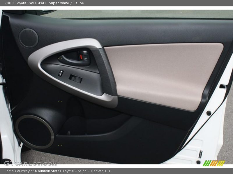 Super White / Taupe 2008 Toyota RAV4 4WD