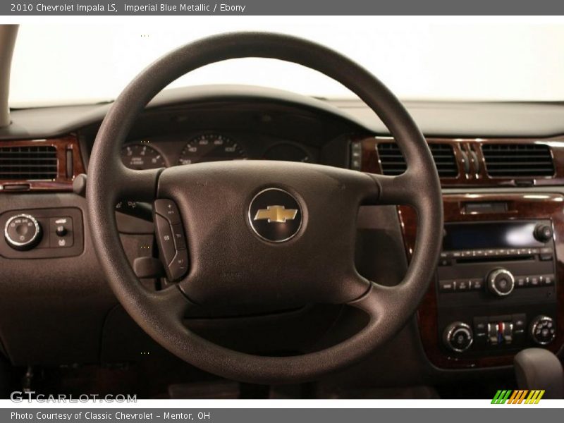 Imperial Blue Metallic / Ebony 2010 Chevrolet Impala LS