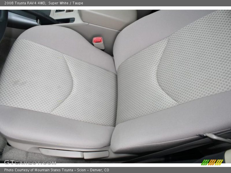 Super White / Taupe 2008 Toyota RAV4 4WD