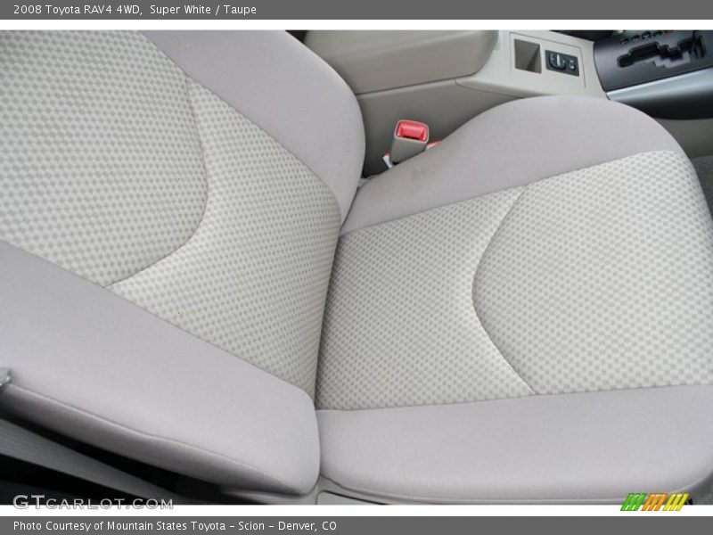 Super White / Taupe 2008 Toyota RAV4 4WD