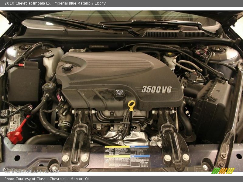 Imperial Blue Metallic / Ebony 2010 Chevrolet Impala LS
