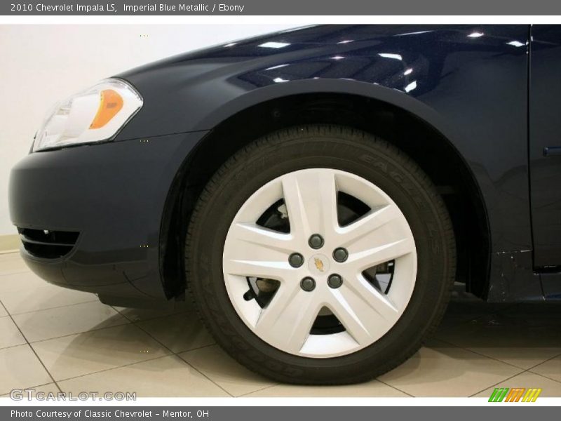 Imperial Blue Metallic / Ebony 2010 Chevrolet Impala LS