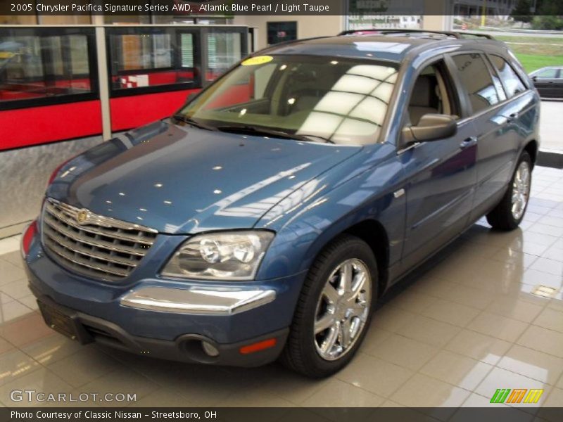 Atlantic Blue Pearl / Light Taupe 2005 Chrysler Pacifica Signature Series AWD