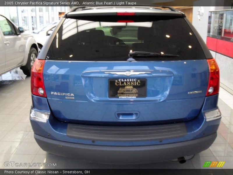 Atlantic Blue Pearl / Light Taupe 2005 Chrysler Pacifica Signature Series AWD