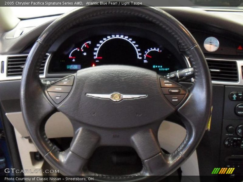 Atlantic Blue Pearl / Light Taupe 2005 Chrysler Pacifica Signature Series AWD