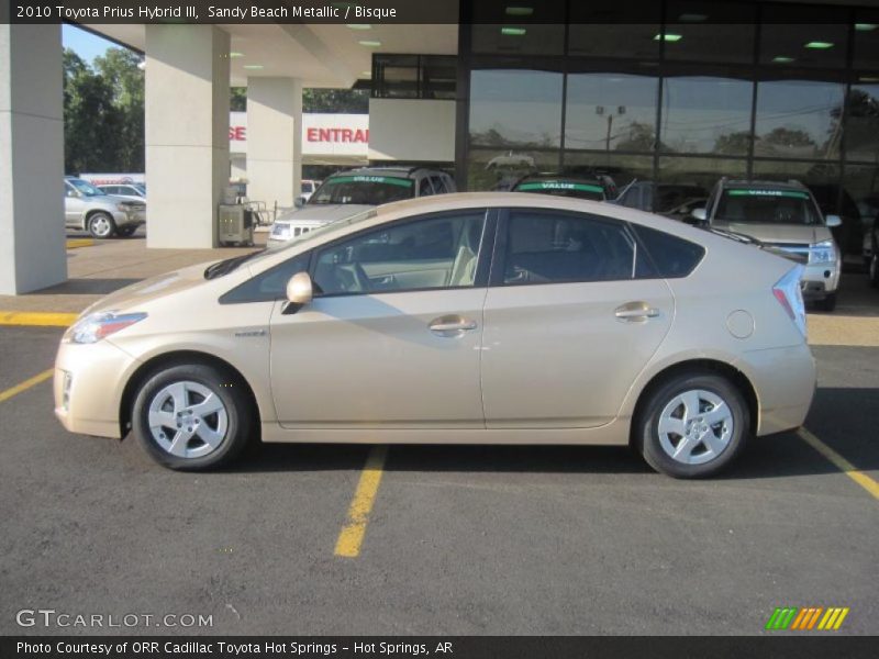 Sandy Beach Metallic / Bisque 2010 Toyota Prius Hybrid III