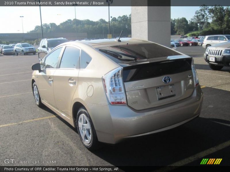 Sandy Beach Metallic / Bisque 2010 Toyota Prius Hybrid III