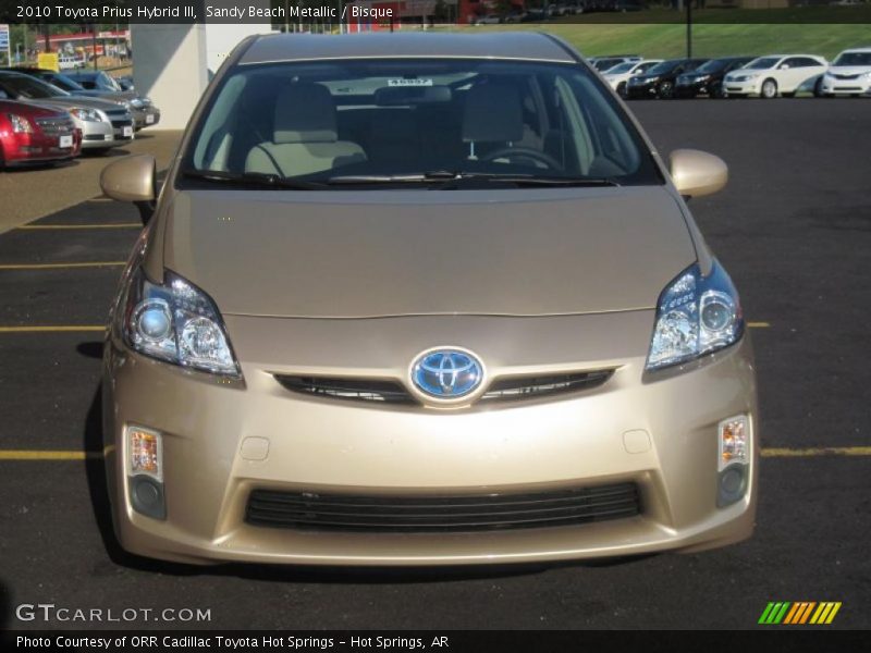 Sandy Beach Metallic / Bisque 2010 Toyota Prius Hybrid III