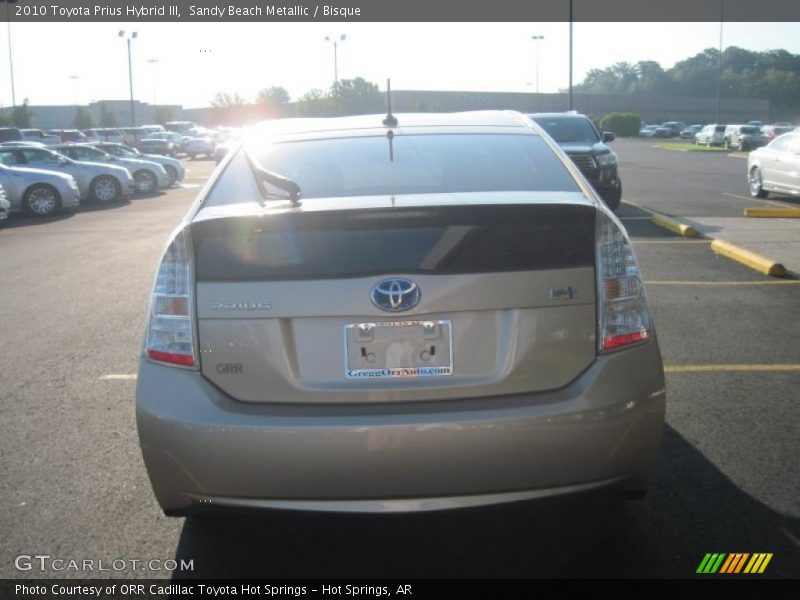Sandy Beach Metallic / Bisque 2010 Toyota Prius Hybrid III