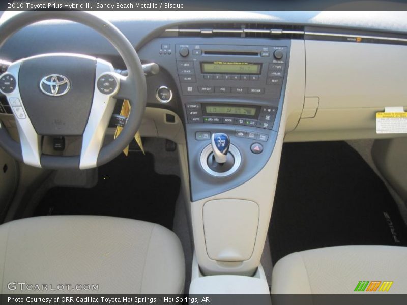Sandy Beach Metallic / Bisque 2010 Toyota Prius Hybrid III