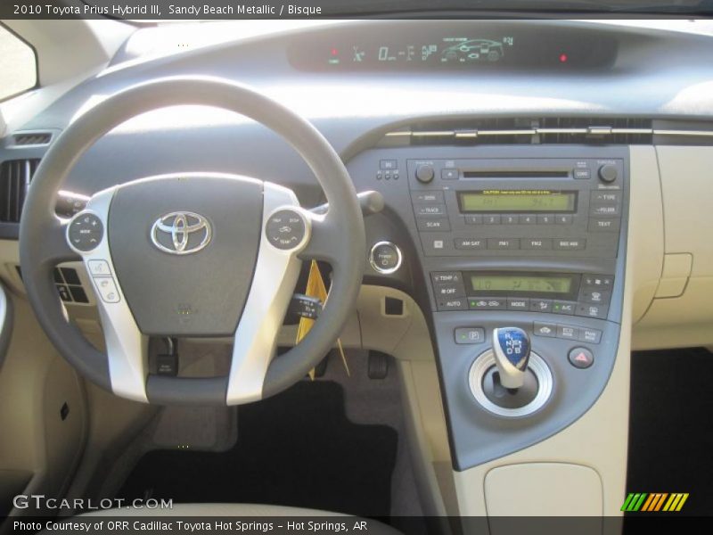 Sandy Beach Metallic / Bisque 2010 Toyota Prius Hybrid III
