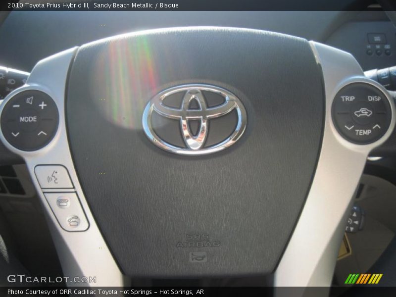 Sandy Beach Metallic / Bisque 2010 Toyota Prius Hybrid III