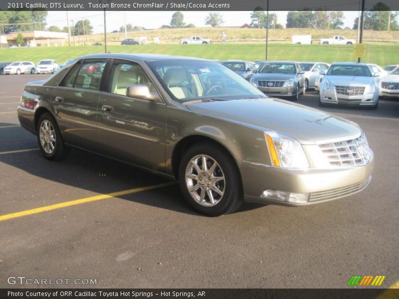 Tuscan Bronze ChromFlair / Shale/Cocoa Accents 2011 Cadillac DTS Luxury