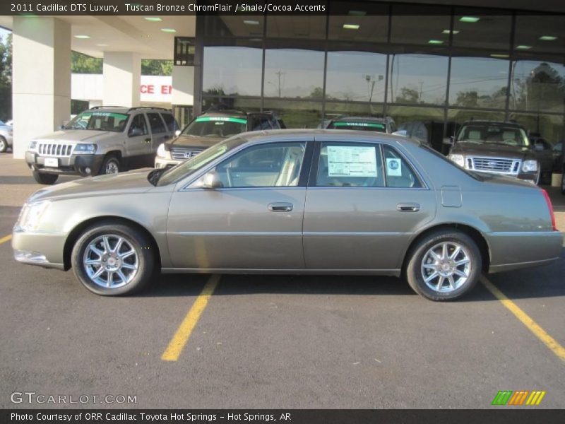 Tuscan Bronze ChromFlair / Shale/Cocoa Accents 2011 Cadillac DTS Luxury