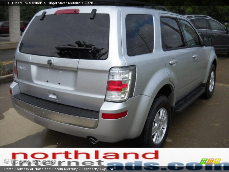 Ingot Silver Metallic / Black 2011 Mercury Mariner I4